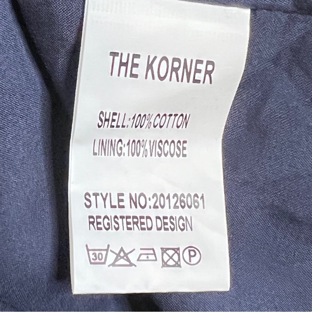Anthropologie Great Britain Brand The Korner Cotton Floral Dress - Size Small - Picture 8 of 9